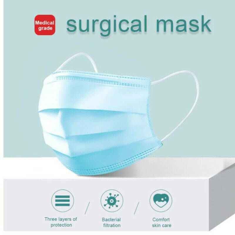 Surgical Masks 3-Ply – Box of 50 Masks