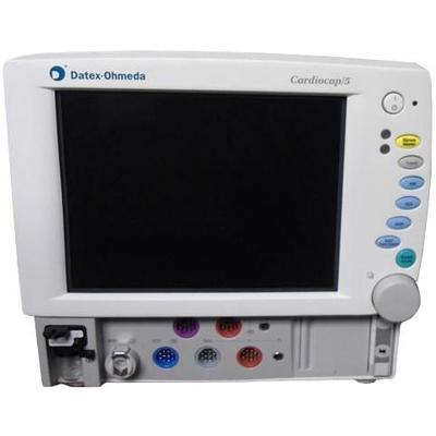 GE Datex Ohmeda Cardiocap 5 Patient Monitor w/ Co2 and 5 Gas Agent